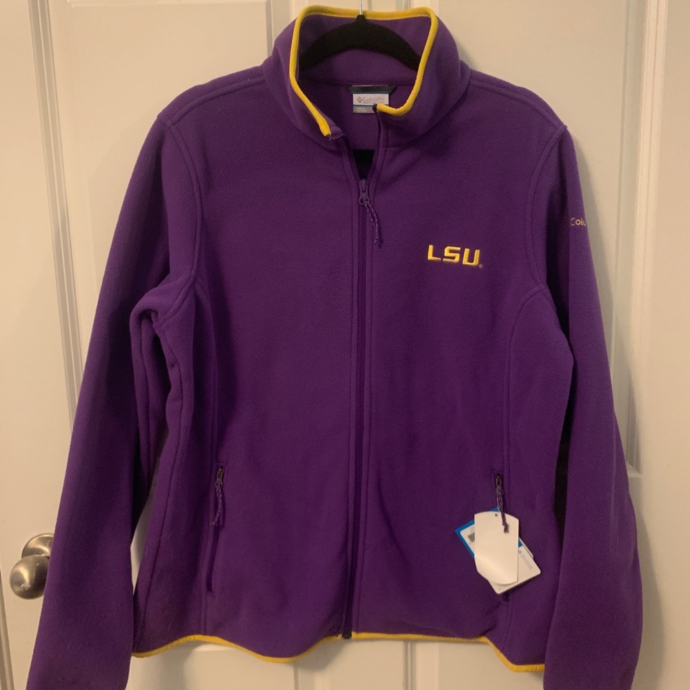 LSU Columbia Zip-Up  jacket